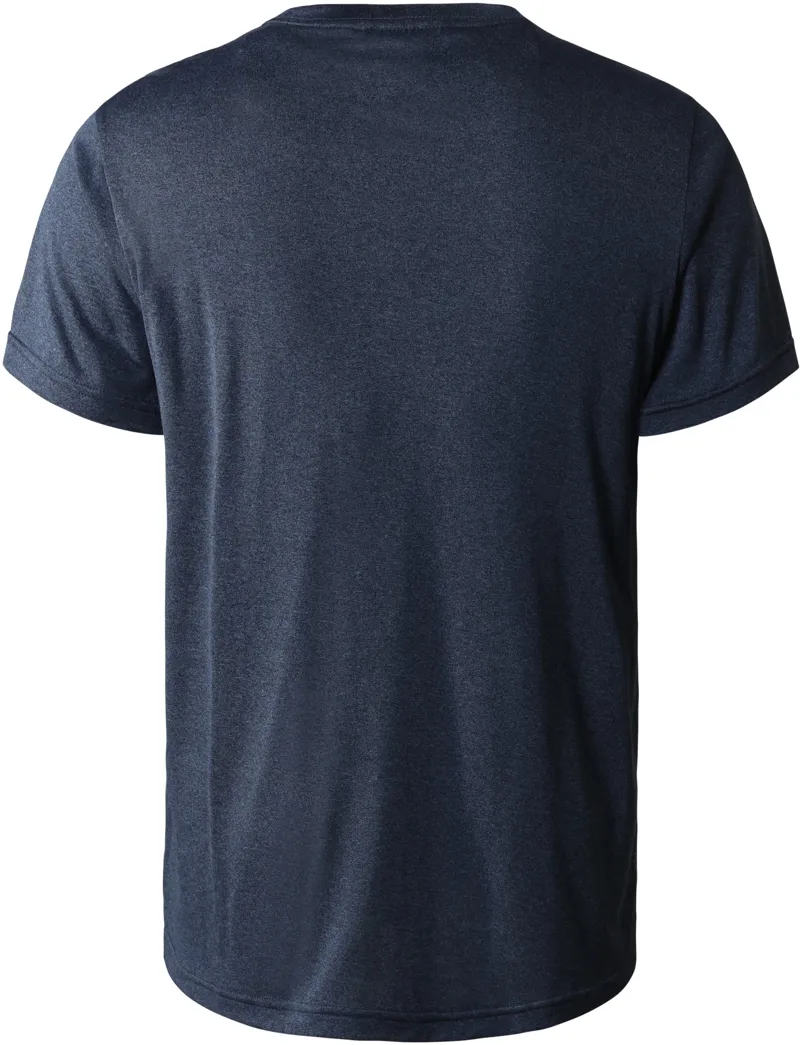 The North Face Mens Reaxion Amp Crew T-Shirt - Shady Blue Heather-1