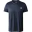 The North Face Mens Reaxion Amp Crew T-Shirt - Shady Blue Heather