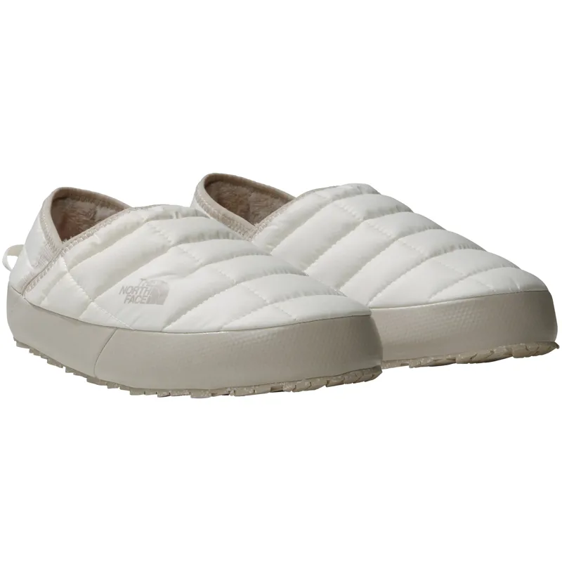 The North Face Womens Thermoball Traction Mule V - Gardenia White-Silver Grey