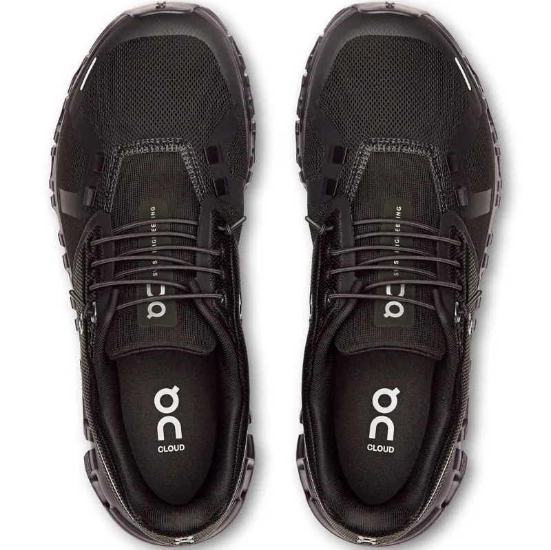 ON Womens Cloud 6 Shoes - Black-Black-5