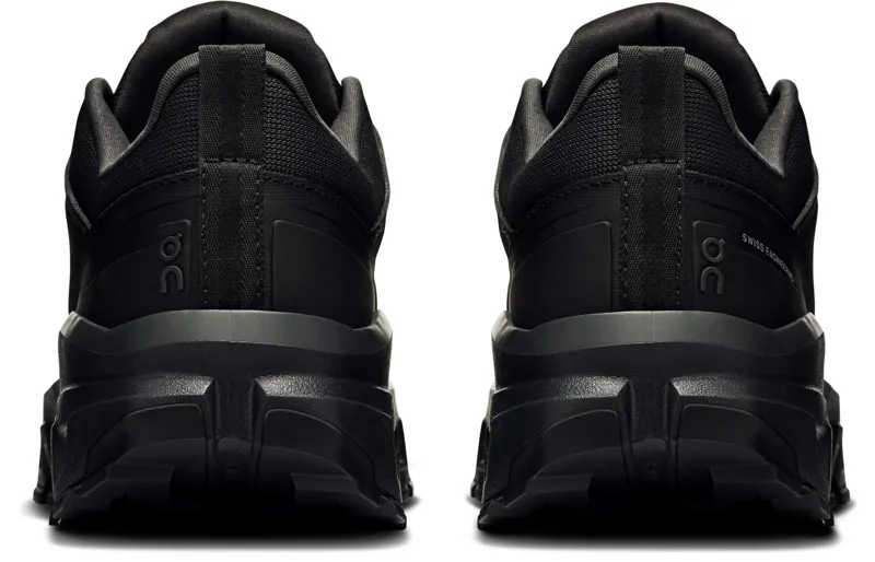 ON Womens Cloudrock Low Waterproof Shoes - Black-Black-4