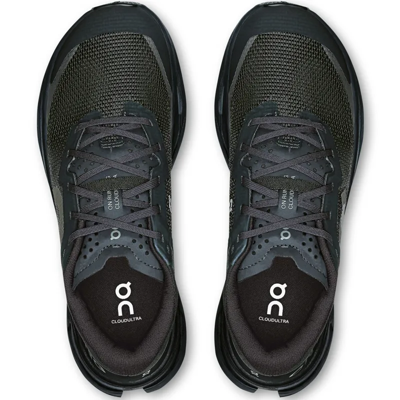 ON Mens Cloudultra 3 Running Shoes - Black-Black-5