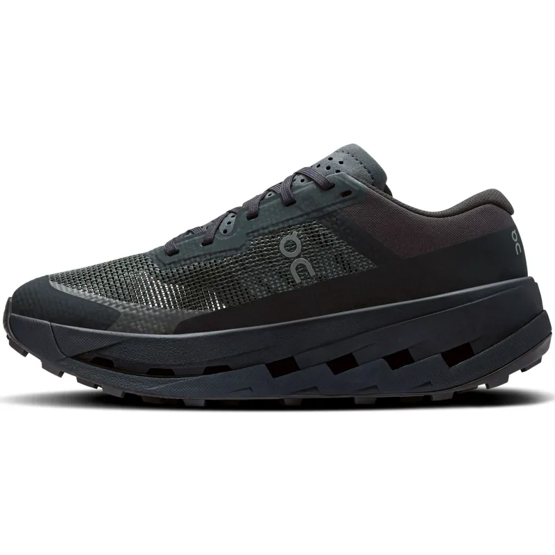 ON Mens Cloudultra 3 Running Shoes - Black-Black-2