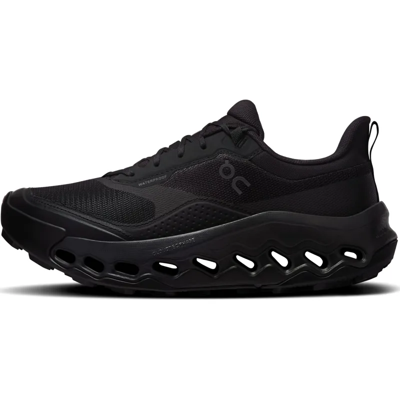 ON Womens Cloudhorizon 2 Waterproof Shoes - Black-Black-1