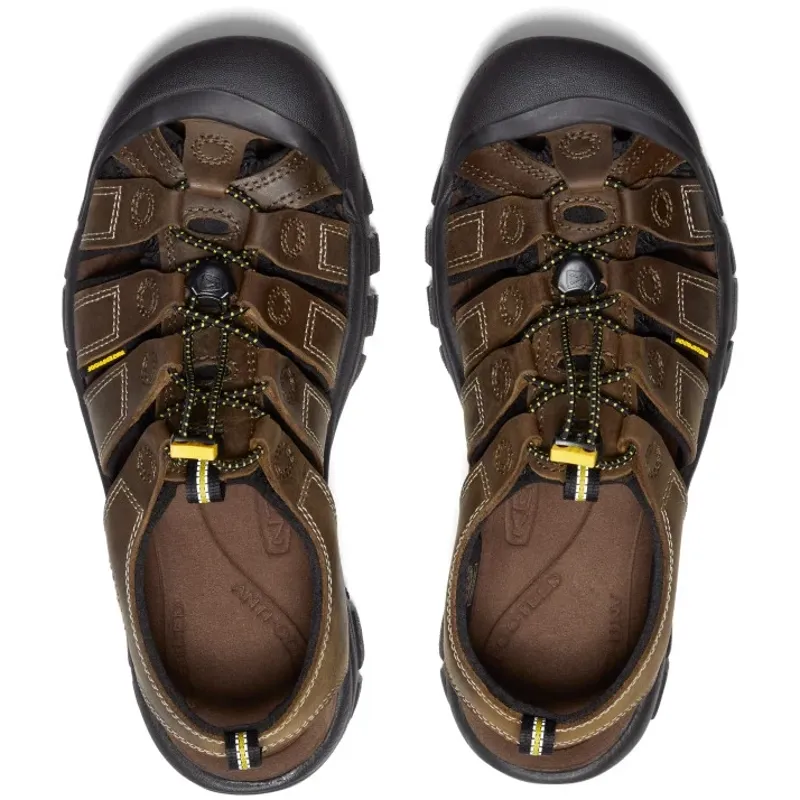 Keen Mens Newport Leather Sandals - Bison-4