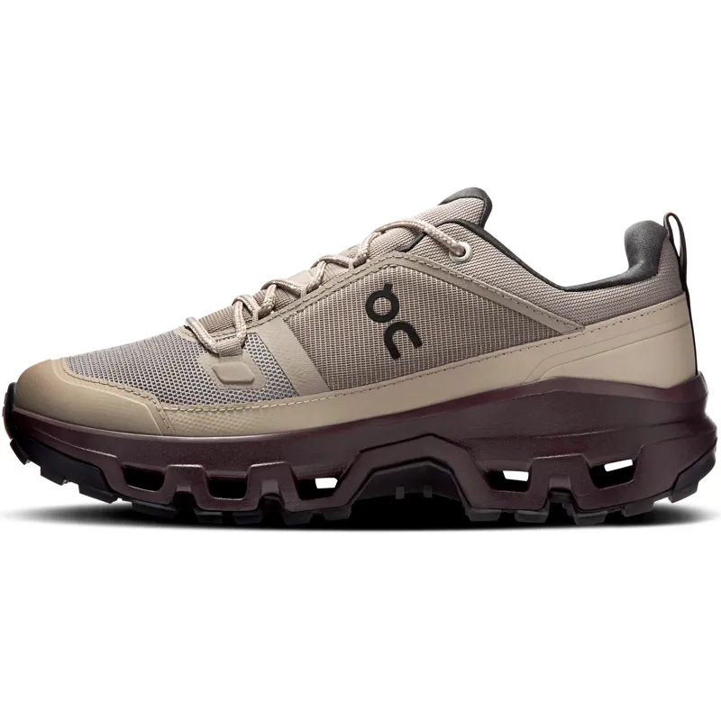 ON Womens Cloudrock Low Waterproof Shoes - Cinder-Ox-2