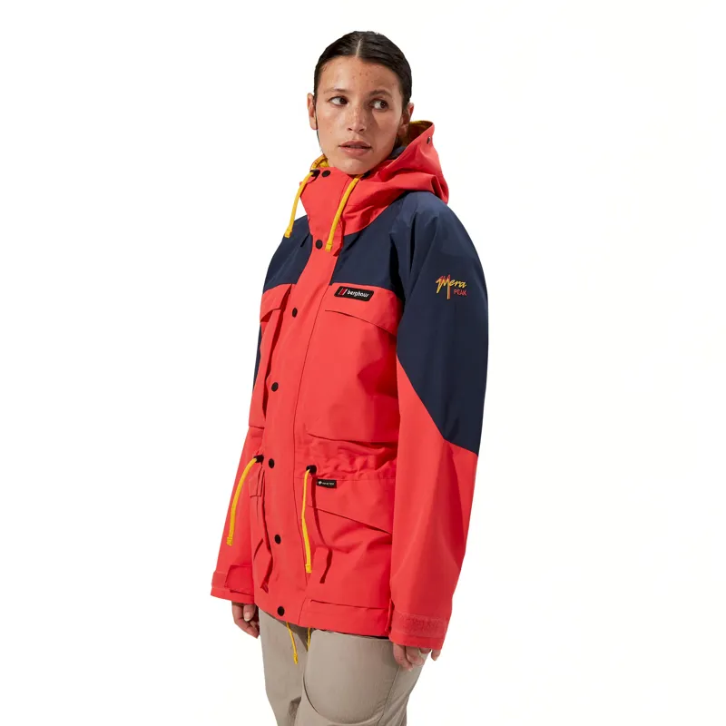 Berghaus Unisex Mera Peak 2000 Jacket - Mountain Carmine-Dusk-Amber-3