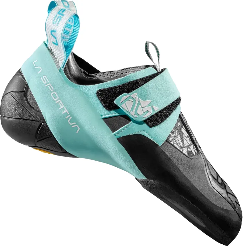 La Sportiva Womens Skwama Vegan Climbing Shoe - Carbon-Turquoise