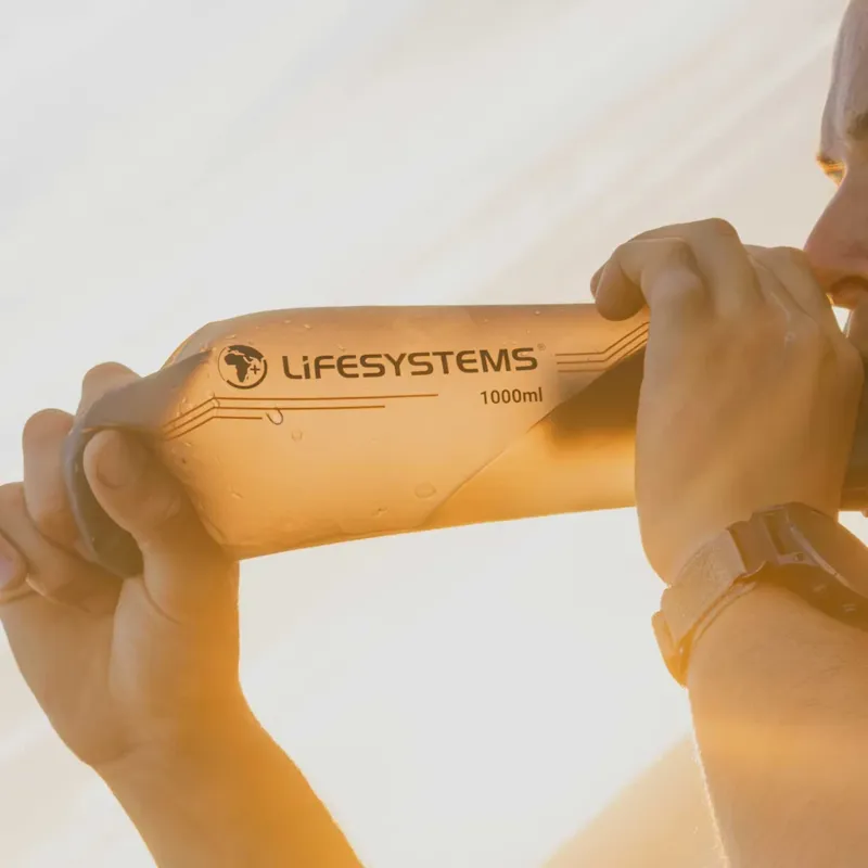 Lifesystems Water Filter and Purifier Soft Flask - 1000ml-12