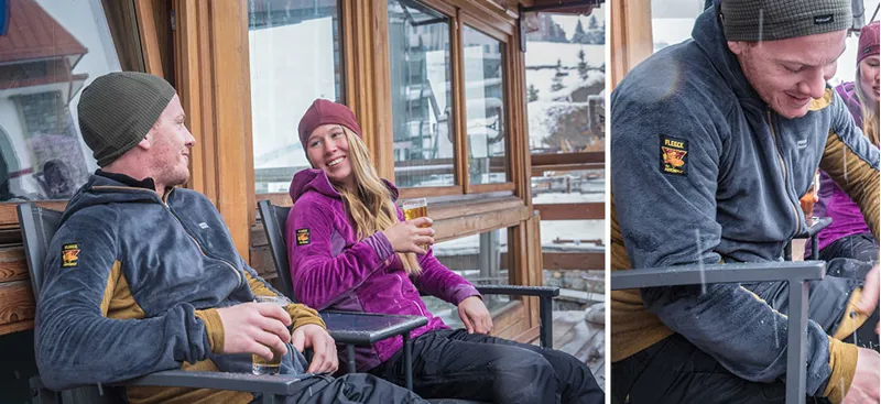 Paramo Mens Ostro Plus Fleece - Dark Grey-Cumin Marl-3