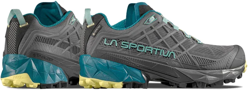 La Sportiva Womens Akyra II GTX Shoe - Carbon-Juniper-2