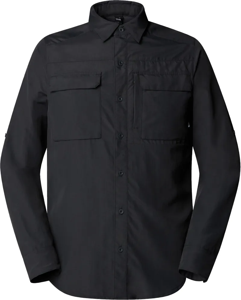 The North Face Mens Long Sleeved Sequoia Shirt - Asphalt Grey-NPF