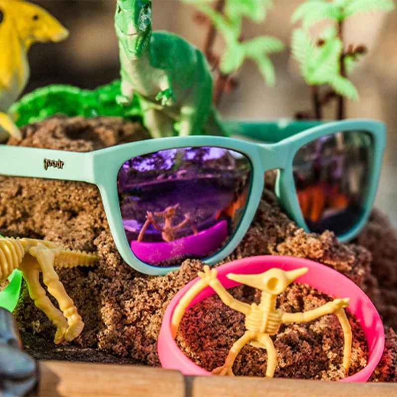 Goodr OG Sunglasses - Electric Dinotopia Carnival-2