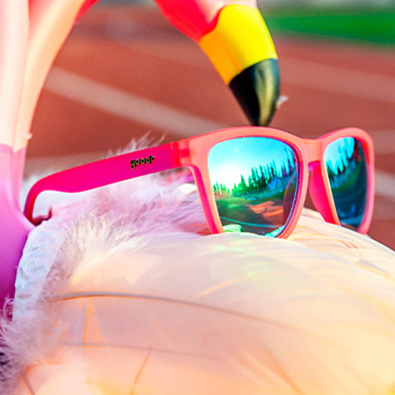 Goodr OG Sunglasses - Flamingos On a Booze Cruise-2