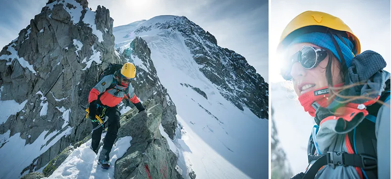 Paramo Womens Velez Evolution Hybrid Smock - Fire-Midnight-4