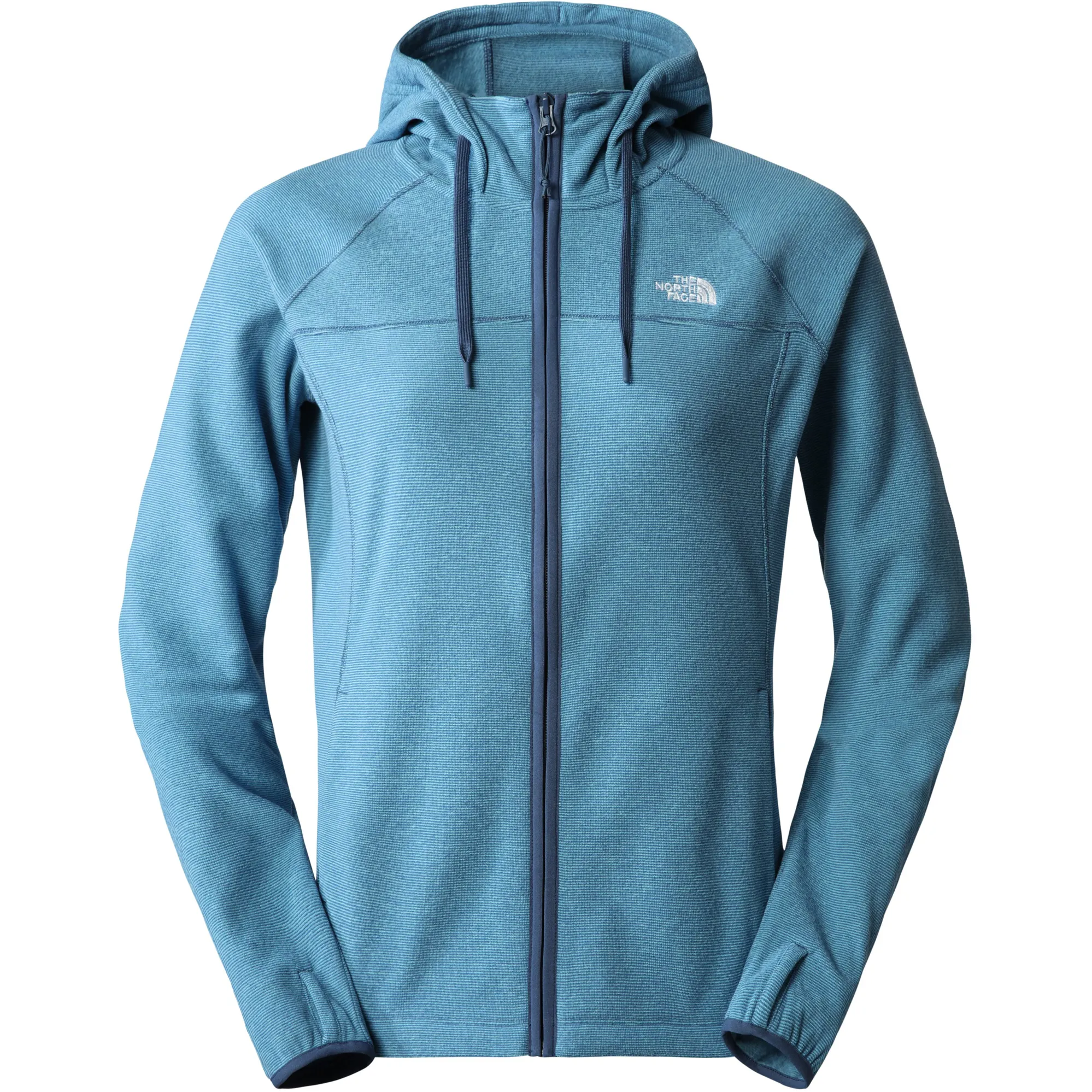 The North Face Womens Homesafe Full Zip Fleece Shady Blue-Skylight Blue