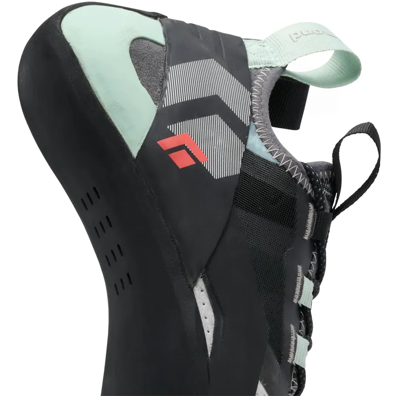 Black Diamond Womens Momentum Lace Climbing Shoes - Foam Green-Alloy-6