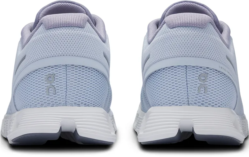 ON Womens Cloud 5 Shoes - Heather-Fossil-3