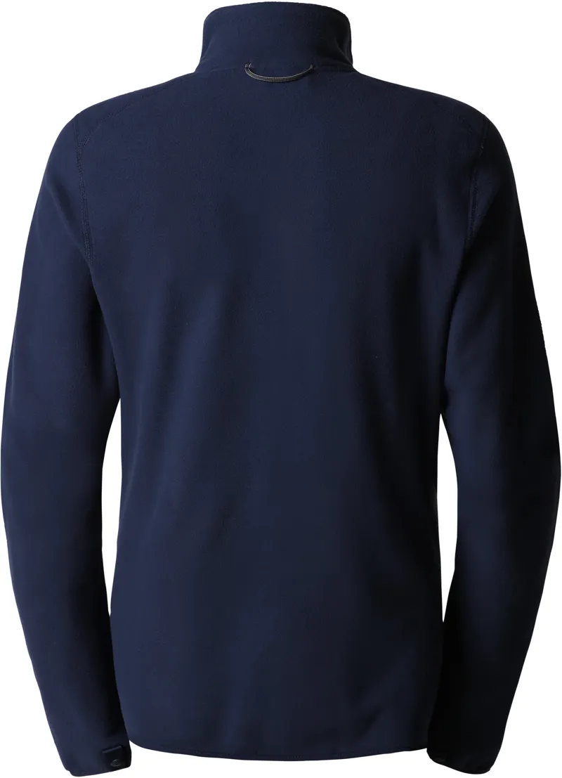 The North Face Womens 100 Glacier Full Zip Fleece - Summit Navy-1