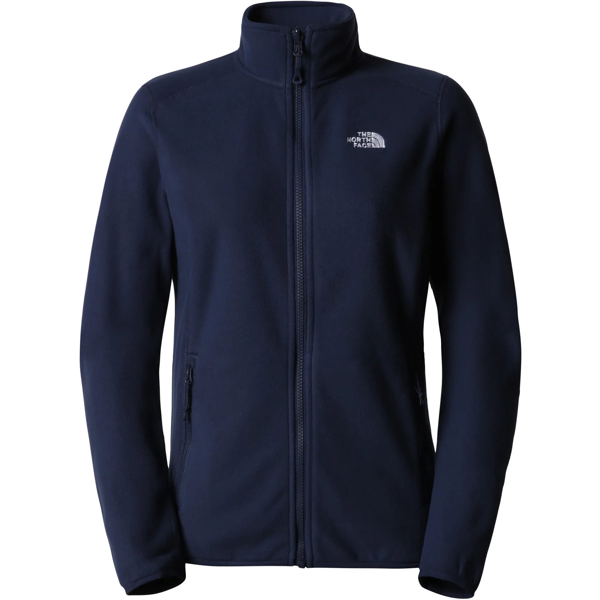 The North Face Womens 100 Glacier Full Zip Fleece Summit Navy