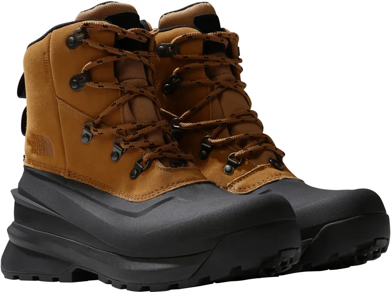 The North Face Mens Chilkat V Lace WP Boots - Utility Brown-TNF Black