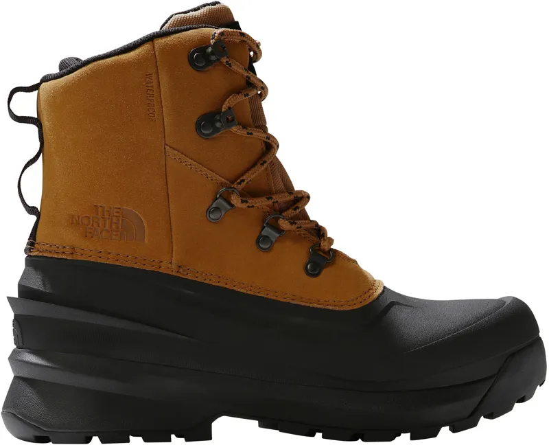 The North Face Mens Chilkat V Lace WP Boots - Utility Brown-TNF Black-1