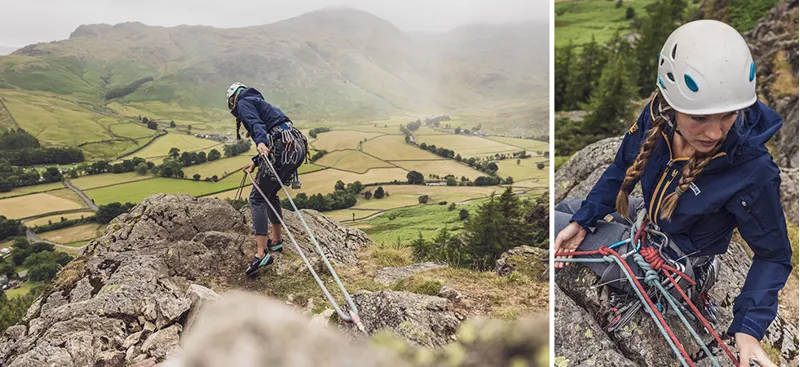 Paramo Womens Ventura Windproof Jacket - Midnight-Gold Zip-8