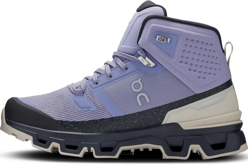 ON Womens Cloudrock 2 Waterproof Boots - Feather-Black-1