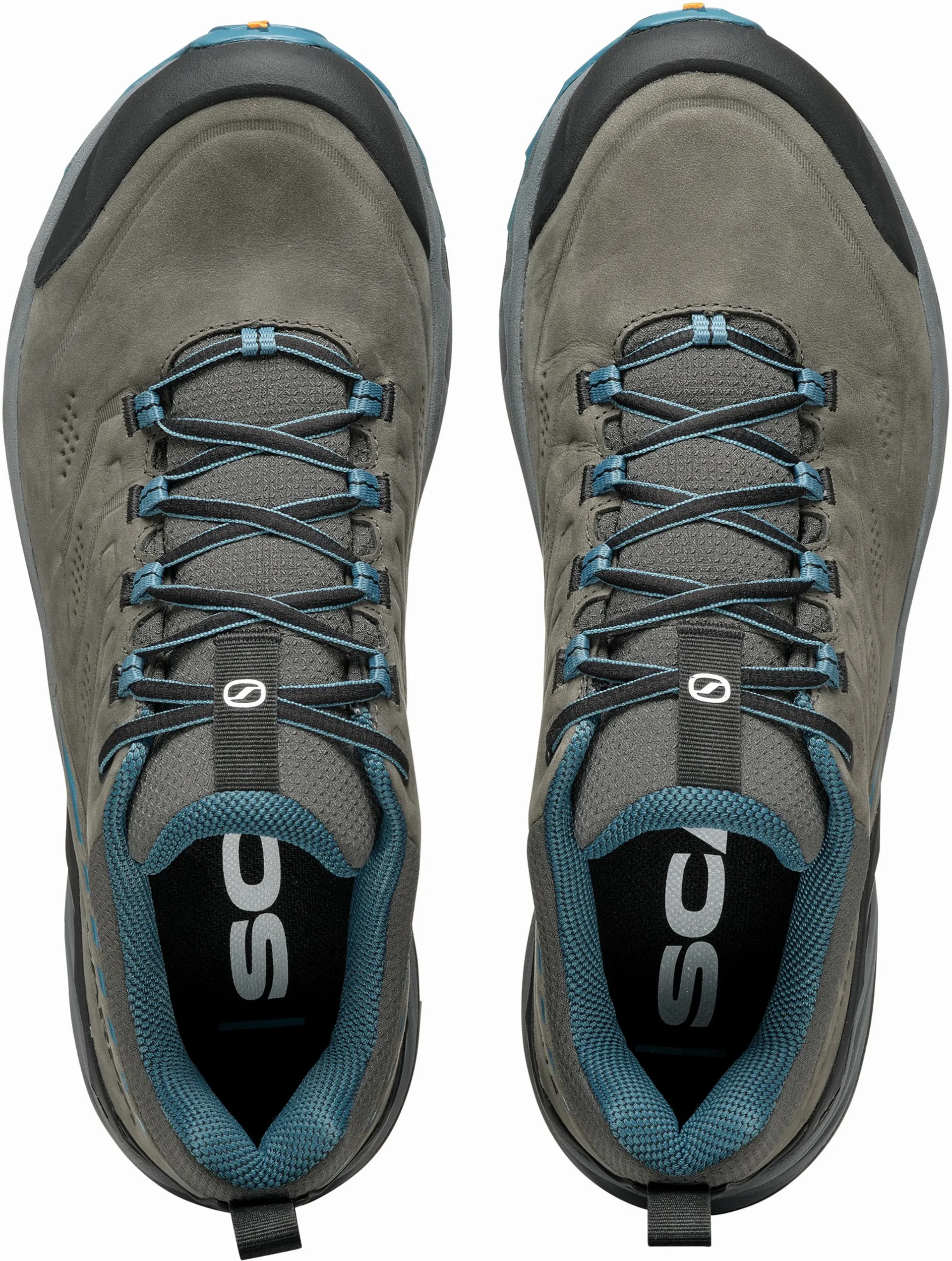 Scarpa Mens Rush Pro GTX Shoe Titanium-Ocean