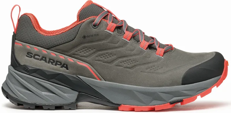Scarpa Womens Rush 2 Pro GTX Shoes - Titanium-Coral-1