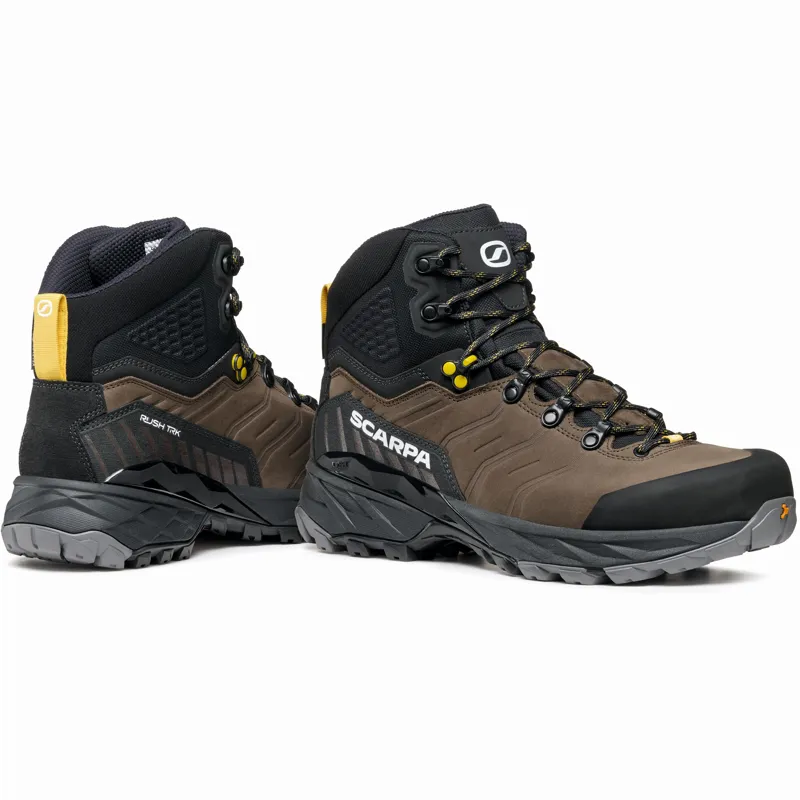 Scarpa Mens Rush TRK Pro GTX Boots - Volcano-Mustard-6