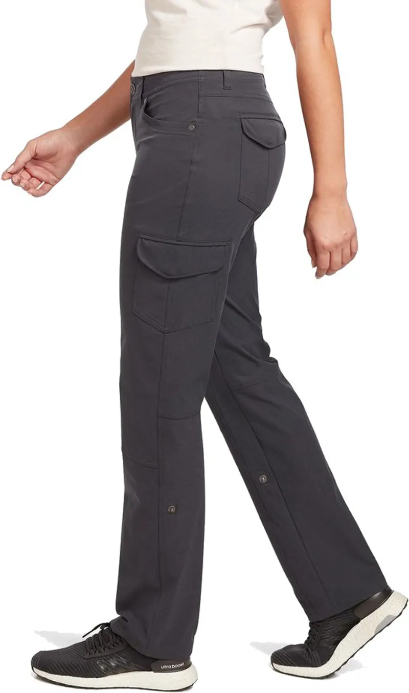 Kuhl Womens FreeFlex Roll Up Trousers - Short Leg - Koal-1