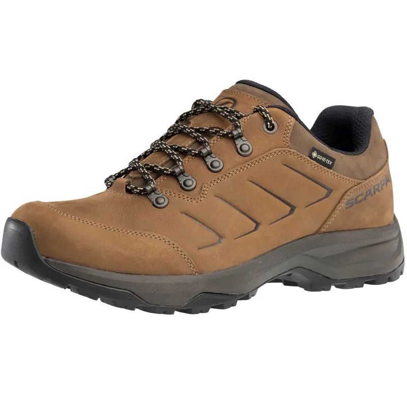 Scarpa Mens Cyrus 2 GTX Shoes - Brown-Black-1
