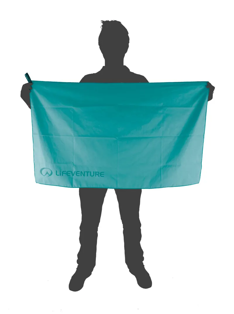 Lifeventure Recycled Softfibre Towel - Large - Teal
