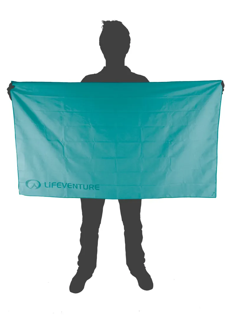 Lifeventure Recycled Softfibre Towel - XL - Teal