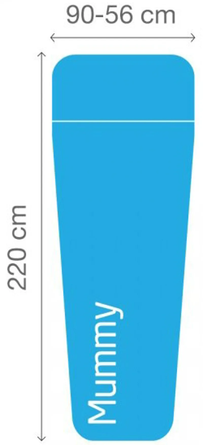 Lifeventure Cotton Sleeping Bag Liner - Mummy-1