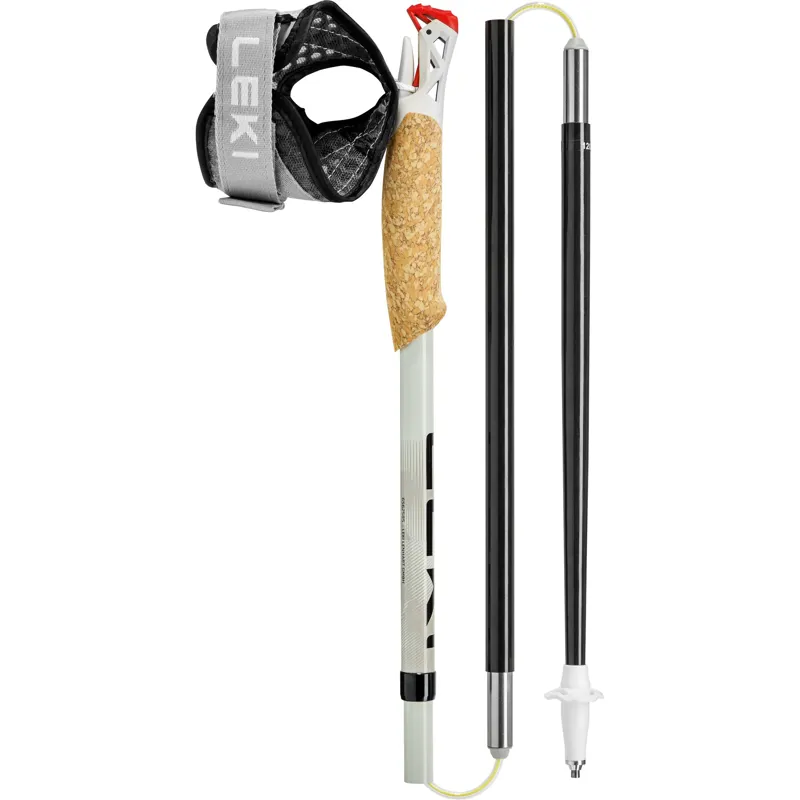 Leki Ultratrail FX.One Running Poles - Pair - Grey Light-Grey Dark-Black-2