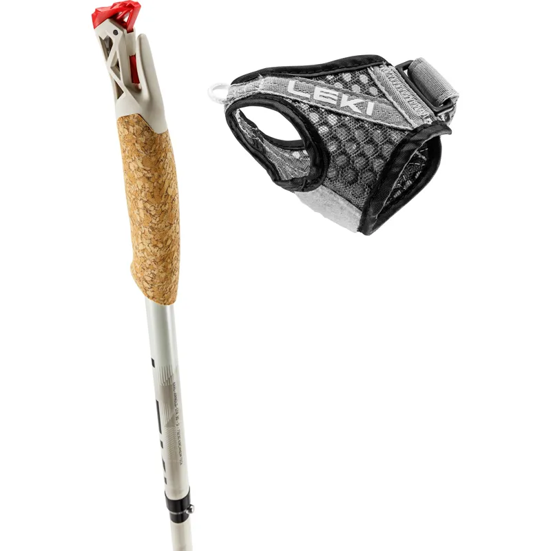 Leki Ultratrail FX.One Running Poles - Pair - Grey Light-Grey Dark-Black-4