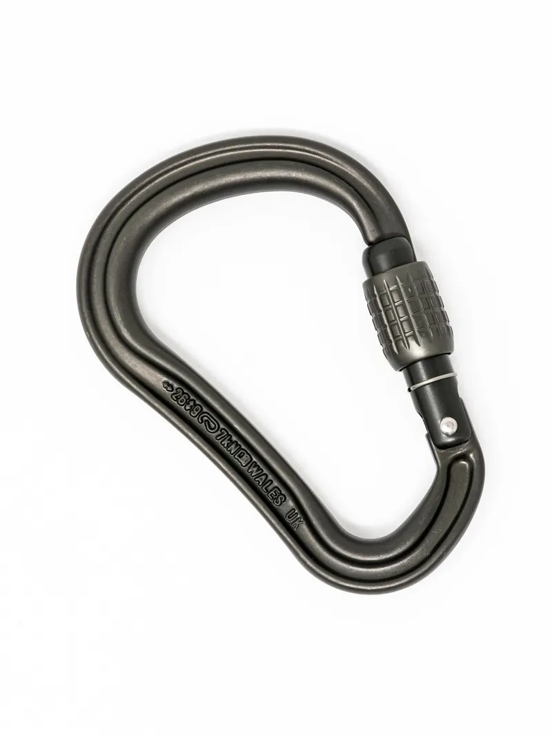 DMM Shadow HMS Screwgate Carabiner - Matt Grey