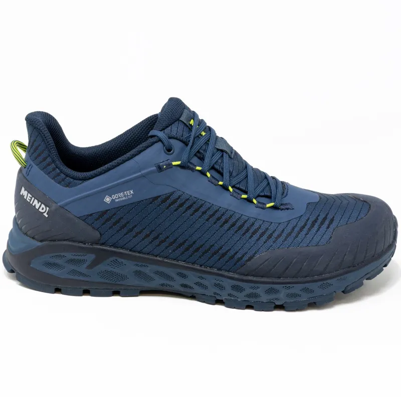 Meindl Mens Power Walker 4.2 Shoes - Midnight Blue-Yellow-1