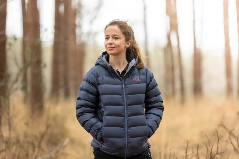 Rab Womens Electron Pro Hoody - Steel-4