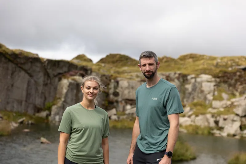 Rab Womens Rivelin Tee - Dark Fig Green-9