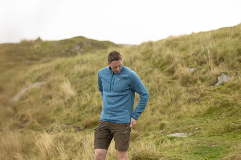 Patagonia Mens Better Sweater 1/4 Zip Fleece - Aquatic Blue-7