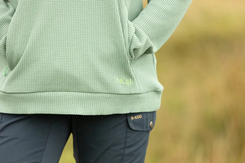 Rab Womens Hepton Pullover Hoody - Dark Fig Green-12