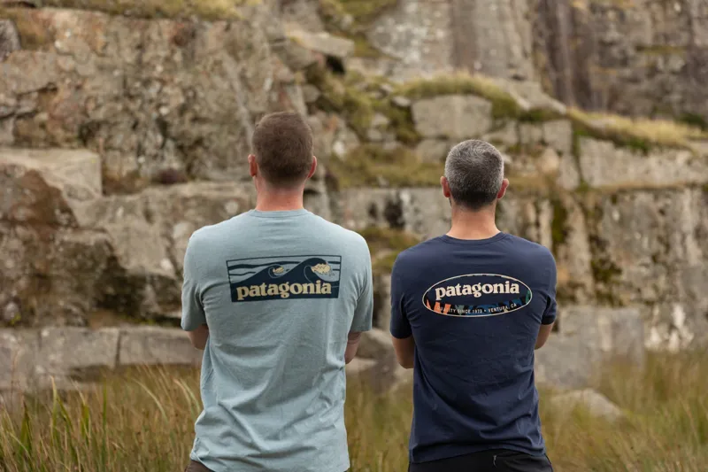 Patagonia Mens Boardshort Logo Pocket Responsibili Tee - Blue Sage-4