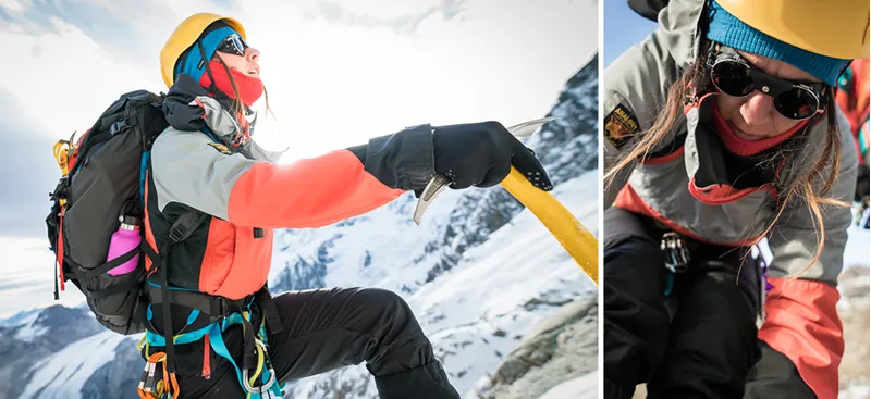 Paramo Womens Velez Evolution Hybrid Smock - Hot Coral-Dark Steel-Black-3