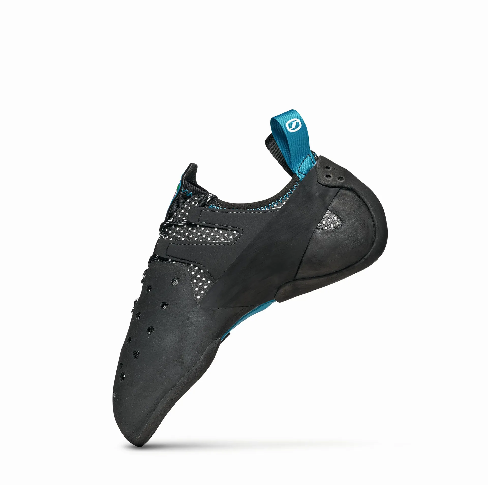 Scarpa Chimera Climbing Shoes Black-White-Azure - Main Image