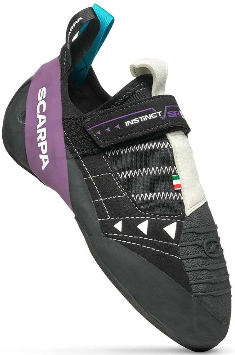 Scarpa Instinct VS-R LV Climbing Shoe - Black-Violet-Milk-1