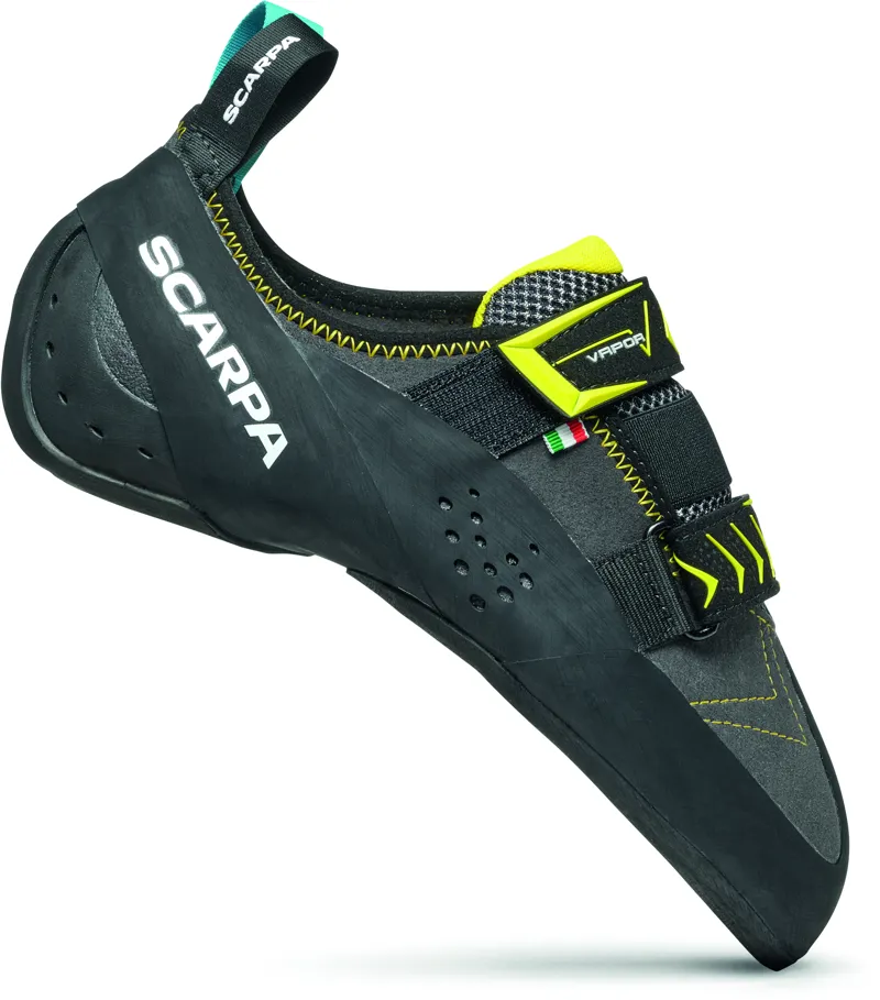 Scarpa Vapour V Climbing Shoe - Smoke-Yellow-1