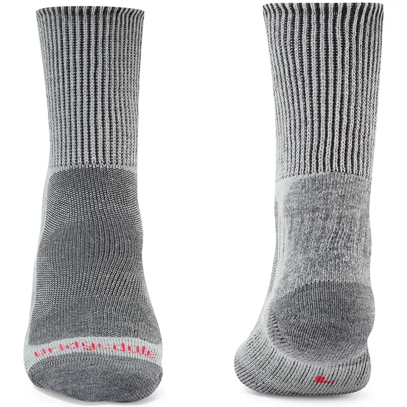 Bridgedale Mens Hike Lightweight Comfort Socks - Silver-1